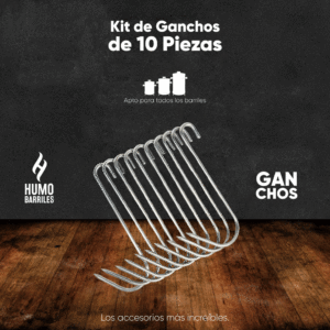 Kit de ganchos X10 unidades