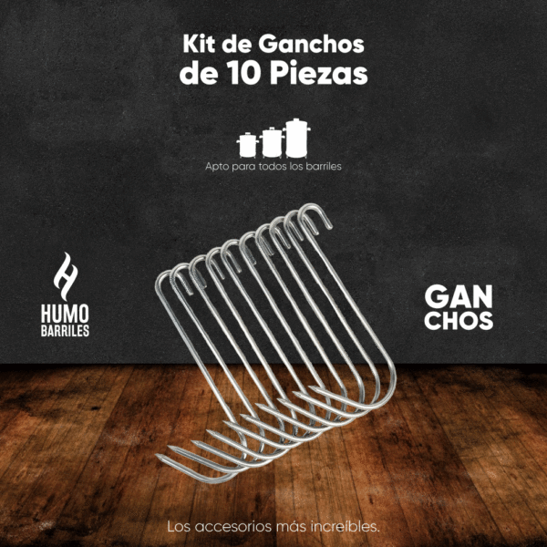 Kit de ganchos X10 unidades